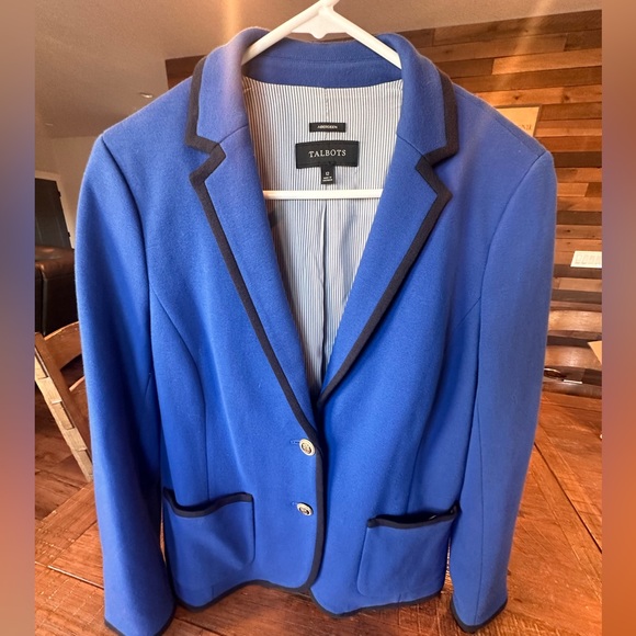 Electric Blue Blazer TALBOTS - Picture 2 of 9